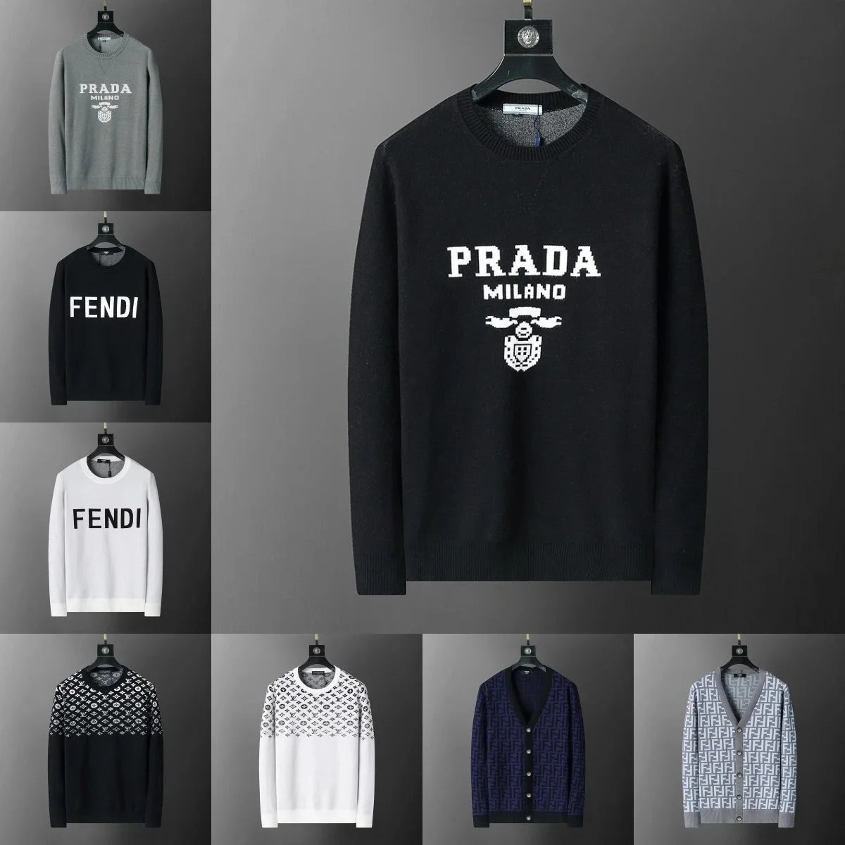 Prada Milano LongSleeve Sweatshirt