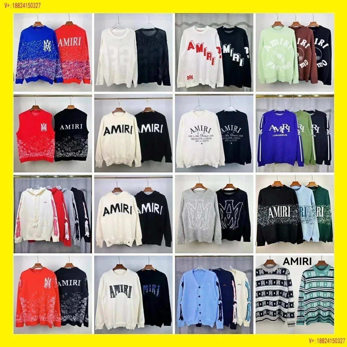 Amiri Gradient Sweater